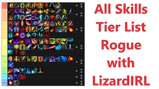 All Skills Tier List With LizardIRL Part 4 - The Rogue - Last Epoch