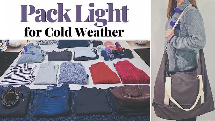 PACK WITH ME | How to Pack Light for Cold Weather ...