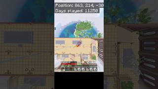 Bedrock Survival Realm Build Progress: floor layout and dino stands #minecraft #survival #bedrock