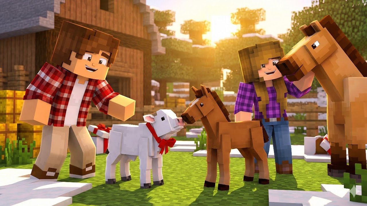 🎄🎬 Sítio dos Manos – O Natal Mais Fofo da Fazenda chegada de novos animais | Especial de Natal 🎅✨️