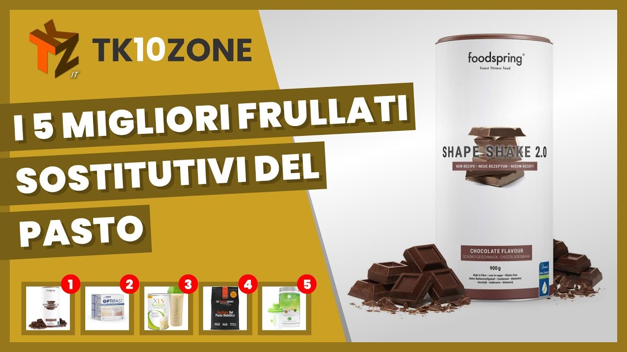 frullati sostitutivi del pasto fai da te