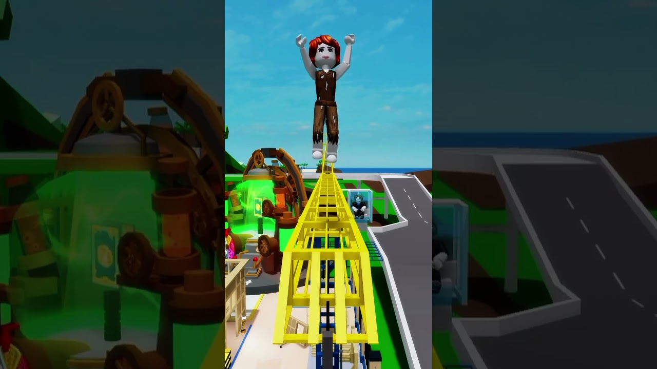 Poor Bacon tried ego trend on a crane 😱 #roblox #shorts