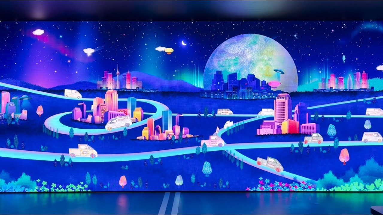 기아 2022 부산국제모터쇼 'SKETCH WORLD' | PBV 색칠 스캔 인터랙티브 미디어월