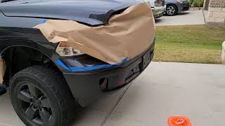 Ram 1500 Black Out ( Chrome Delete) with Plasti Dip for under $60