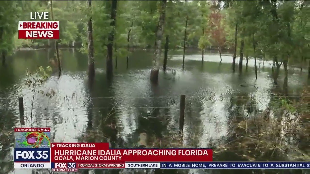 Hurricane Idalia damage: Roadway flooded after hurricane storms through