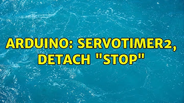 Arduino: Servotimer2, detach "stop"