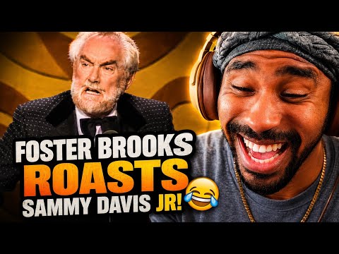 He's a Genius For This 🤣Foster Brooks Roasts  Sammy Davis Jr First time