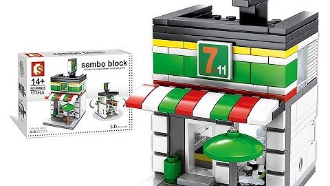 Sembo block playing,Mini 7-11.