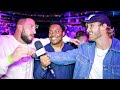 RINGSIDE Logan Paul &amp; Mike Majlak HILARIOUS After KSI KO vs Swarmz &amp; Pineda