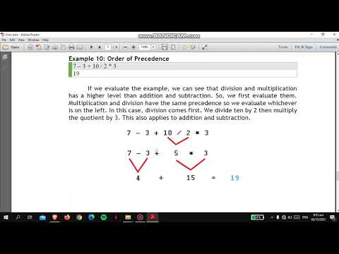 Python M1L2: Python Operator Precedence (Tagalog)