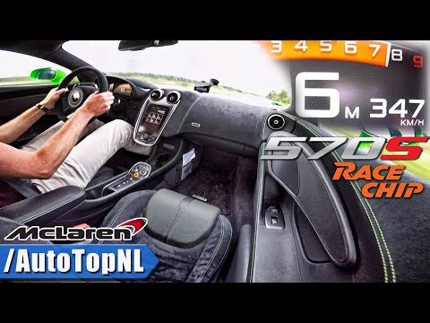 McLaren 570S 676HP INSANE!! 347km/h AUTOBAHN TOP SPEED DRIVE by AutoTopNL