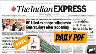 How to download Indian Express newspaper pdf free. read online daily best website #indianexpress screenshot 5
