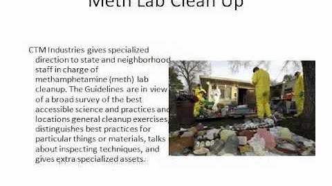 Meth Lab Clean Up