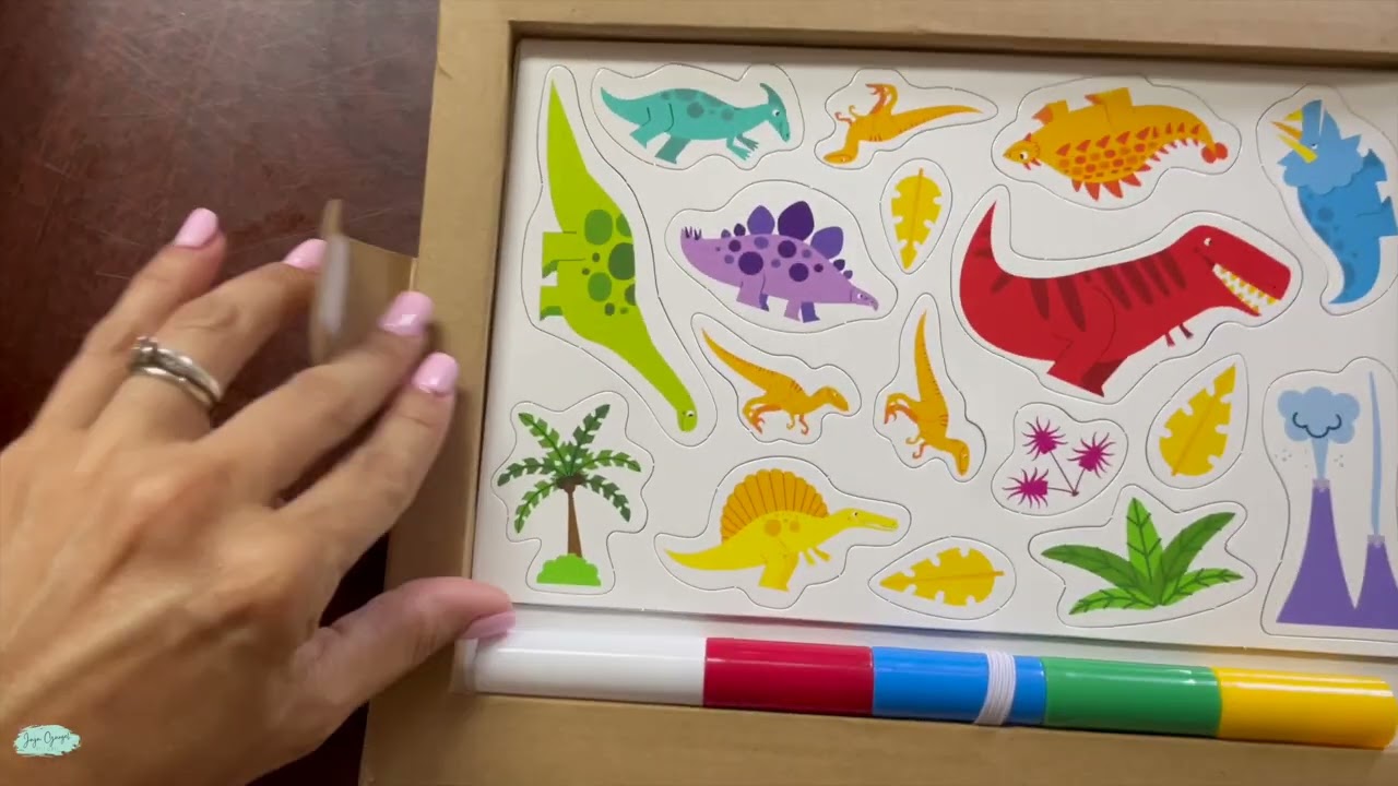 Magnet Game Natural Play: Play, Draw, Create Reusable Drawing And