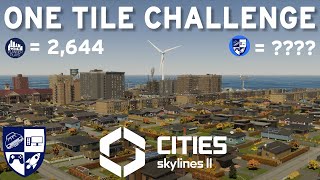 One Tile Challenge | Cities Skylines II | Can I Beat @CityPlannerPlays