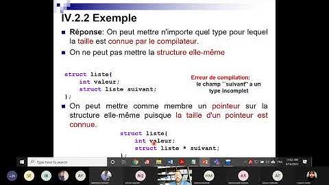 Structure de données: Séance 2 (Informatique 4)