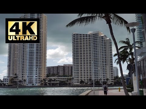 Video: Spaziergang durch die Innenstadt von Miami Waterfront