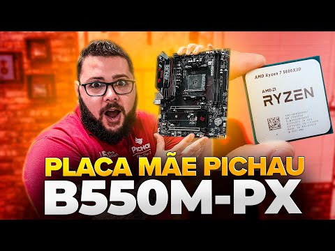 Novidade Pichau Danuri B550M-PX: A Placa-Mãe Perfeita para o Seu PC Gamer! (Suporta Ryzen 7 5800X3D)