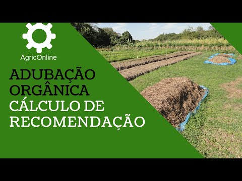 Como calcular adubação orgânica? COMPLETO