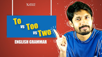 To vs Too vs Two | Most Common English Mistakes | Ayman Sadiq