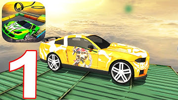 Impossible Car Tracks 3D Stunt Driving Simulator Gameplay Walkthrough Part 1(IOS/Android)