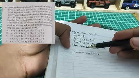 TUGAS PROGRAM LINEAR TUGAS 3 ABSEN 1