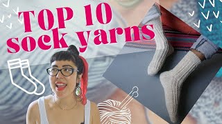 My top 10 favourite sock yarns  tried & tested!