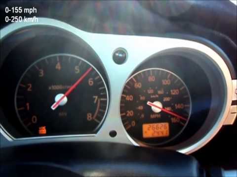 Full Bolt-Ons Nissan 350Z Highway Pulls 155 MPH (250 km/h)