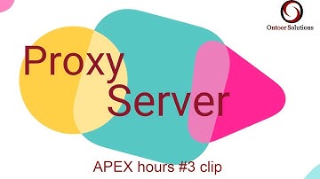 Oracle APEX: Proxy Server