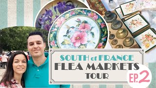 FLEA MARKETS TOUR  'Vide Greniers' in the South of FRANCE  Episode 2