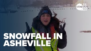 Snowfall in Asheville