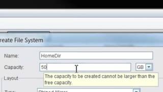 Screencast- Create Storage Pools and File Systems