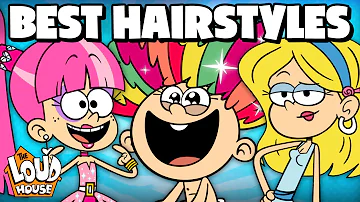 Loud House Spin the Wheel of Hairstyles! w/ Baby Lily, Lincoln, Lola & MORE | Loud House