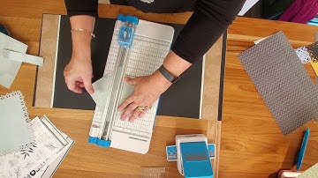 simple page layout with Creative Memories arch diamond border punch