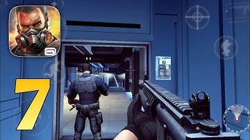 MODERN COMBAT 4 : ZERO HOUR GAMEPLAY WALKTHROUGH PART 7 - MISSION 8 TERMINUS (ANDROID,IOS)