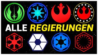 Alle großen REGIERUNGEN des STAR WARS Universums erklärt