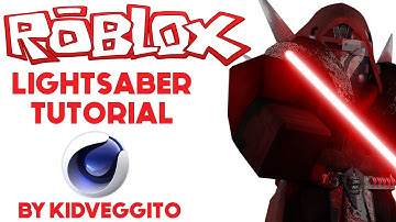 ROBLOX GFX TUTORIAL LIGHTSABER CINEMA 4D
