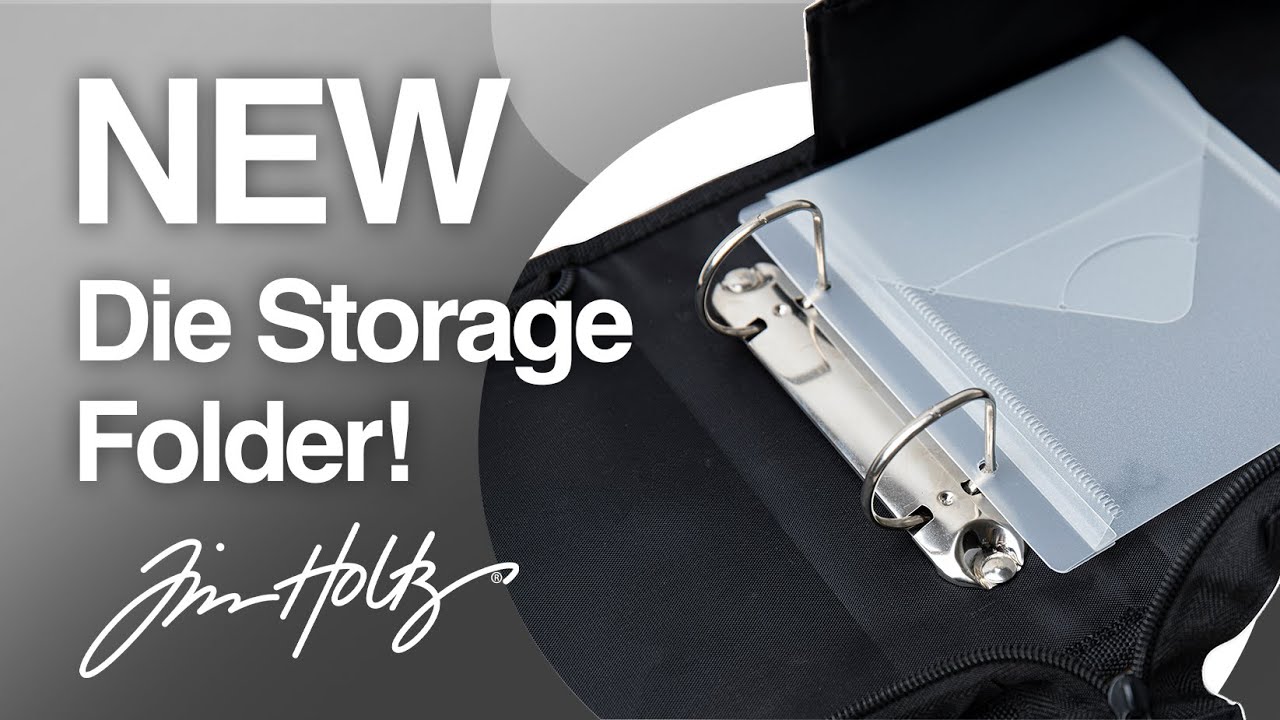 Sizzix: NEW Tim Holtz Die Set Storage Binder