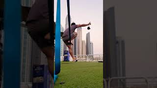Slackline Chongo mount practice