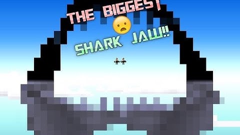 The Biggest Shark Jaw In Blockheads!!