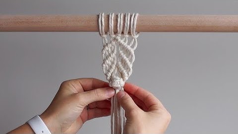 DIY Macramé Tutorial - Bessenknooppatroon!