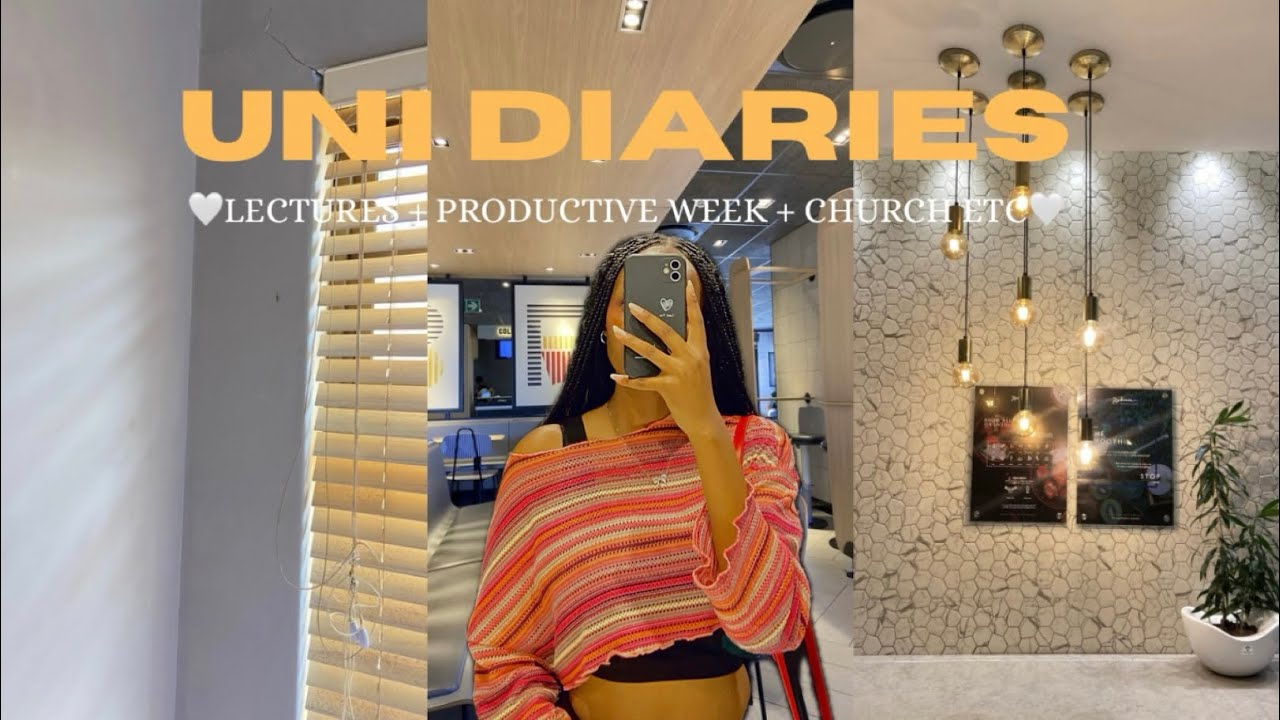 NMU Diaries: back to back lectures + productive week + me vs psych degree + errands + church etc 💌🍂🫧