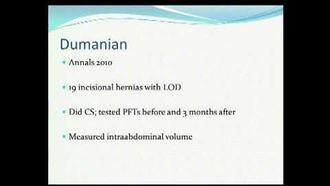 Advanced Ventral Hernia Repair Session: Physiologic Advantages Restoring Abdominal Wall Continuity