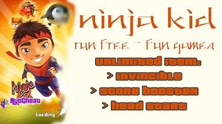 #2 Ninja Kid Run Free - Fun Games- unlimited headstarts,invincible,score booster root screenshot 2