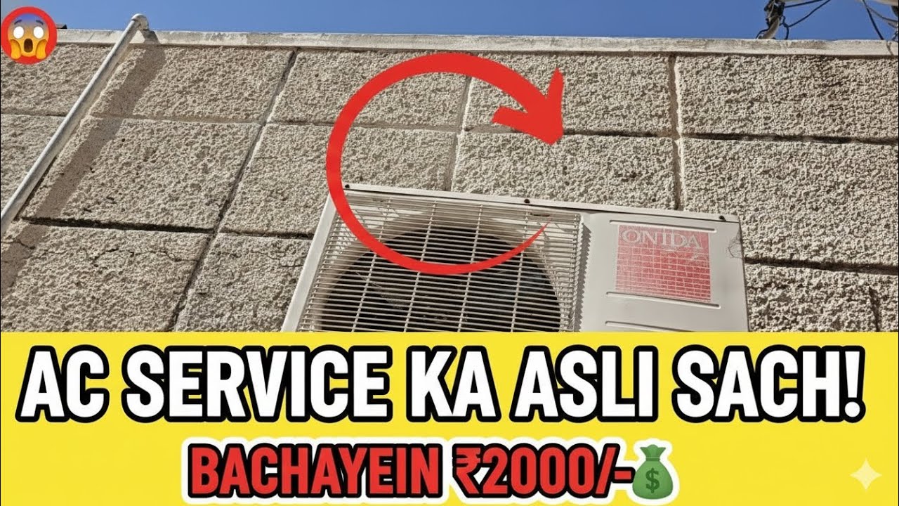 😱💥AC Service ka Asli Sach!