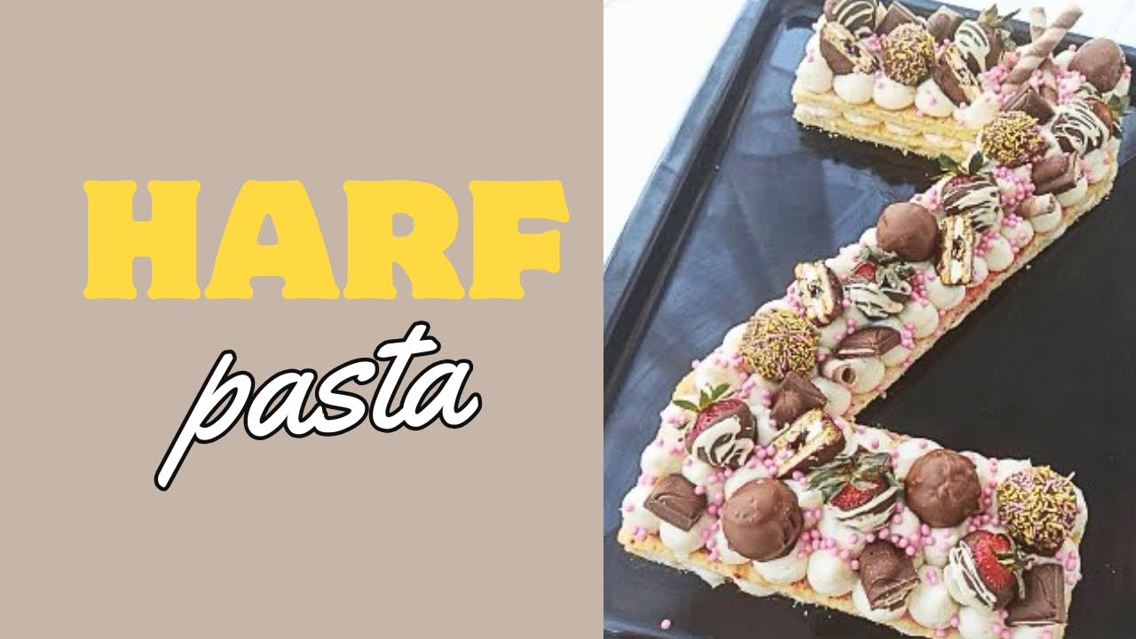 Harf Pasta Tarifi (Kek İle) YouTube