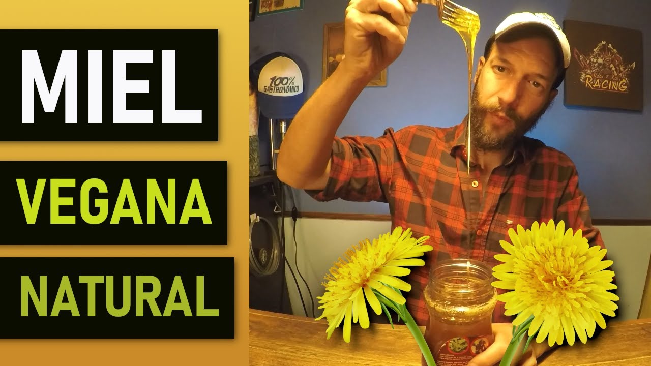 🌻 Miel vegana, miel de flores de diente de león, plantas medicinales, jalea vegana, diente de león