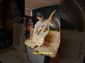 What’s in the case? Sam opens up a Fender Custom Shop ‘52 Telecaster master built by Greg Fessler
