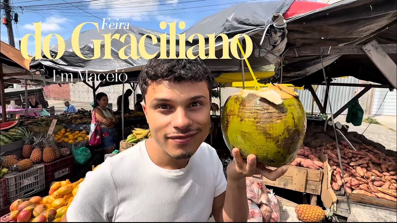 Um Dia na Feira do Graciliano Ramos (Maceió) • Comidas, Cultura e Surpresas 