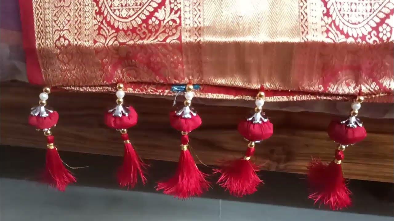 Saree kuchu ( 14 ) How to make saree kuchu in telugu ll trendy saree